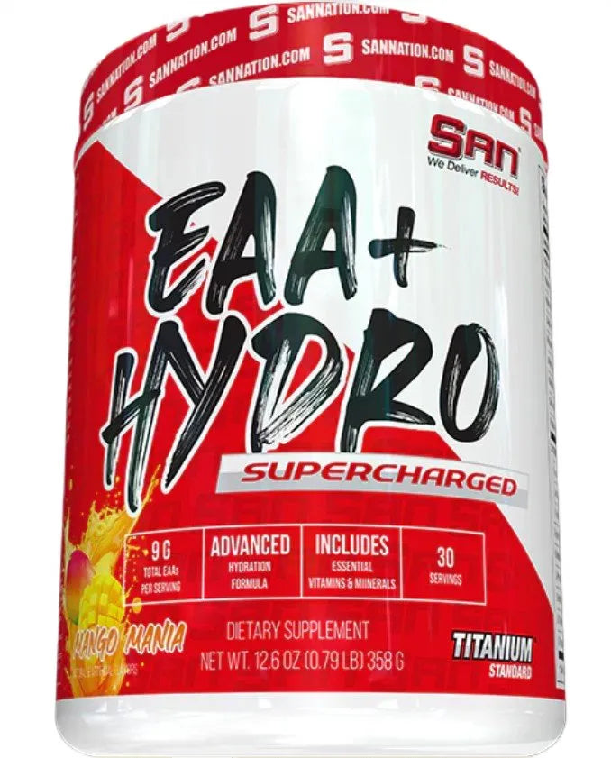 EAA+ Hydro Supercharged Mango Mania - 358g - SAN - Sporto papildai
