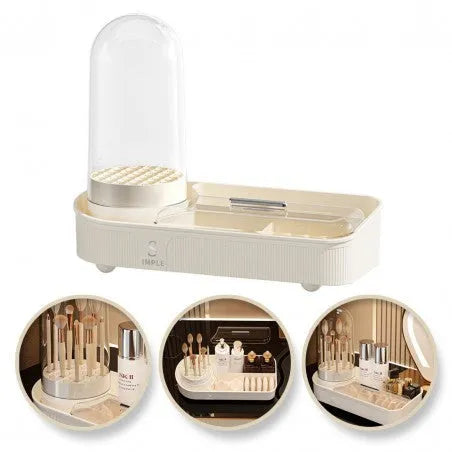 ECARLA Brush organizer - rotating cream CB69 - Kosmetika