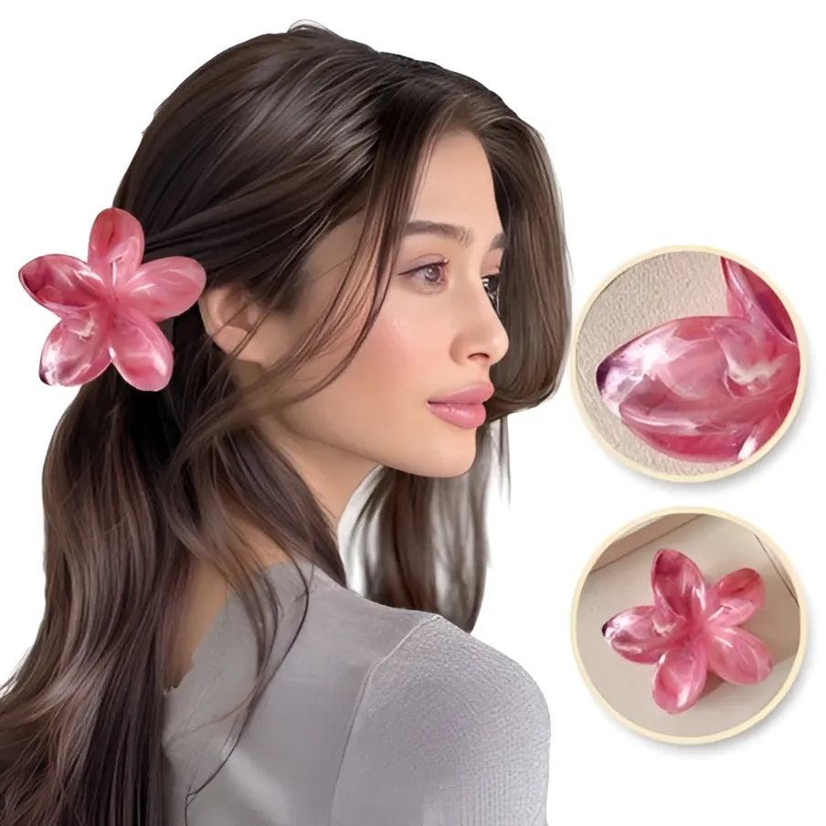 ECARLA Hair clip - gėlė SP347 - Kosmetika