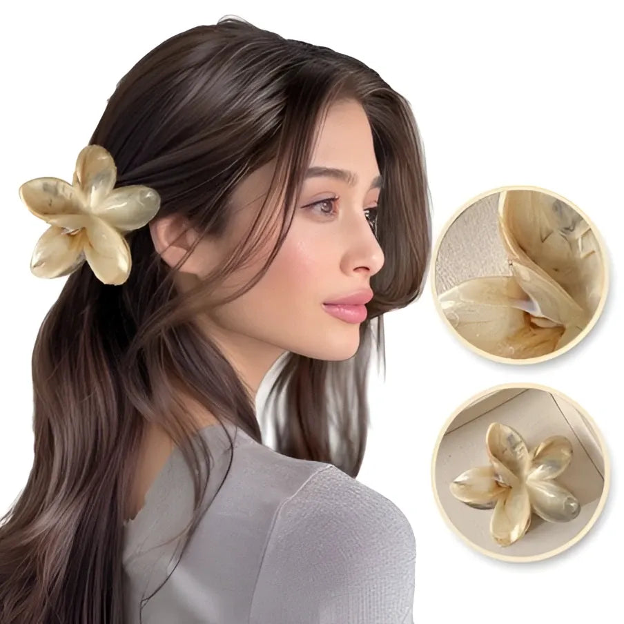 ECARLA Hair clip - gėlė SP348 - Kosmetika
