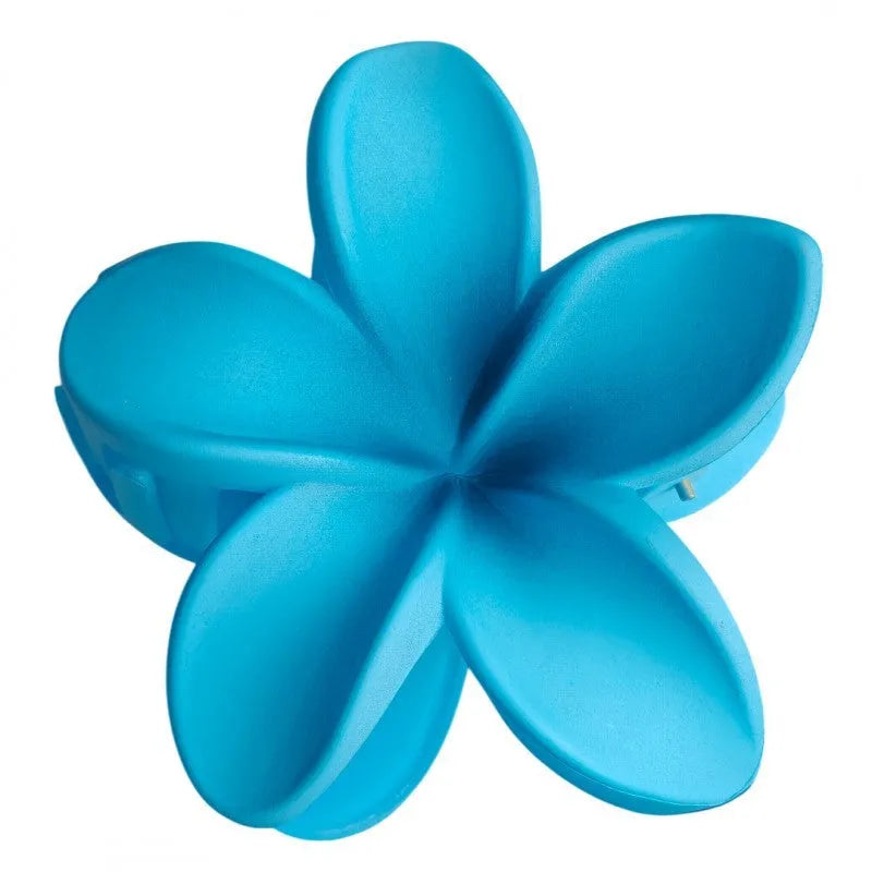 ECARLA hair clip XL Flower ombre matte Blue SP401 - Kosmetika