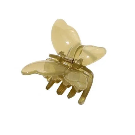 ECARLA Hairpin drugelio sagtukas skaidri žalia 6 cm SP244ZIE - Kosmetika