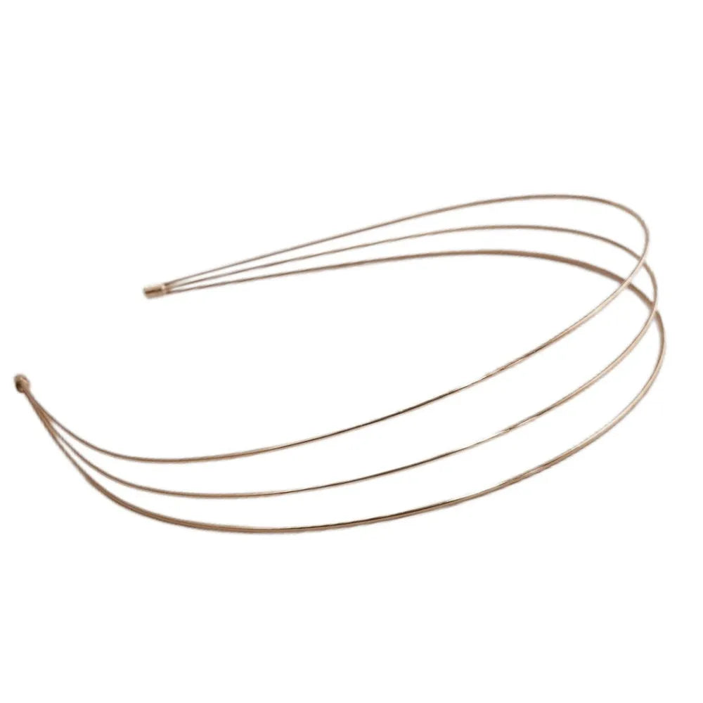 ECARLA Headband O489 subtilus metalas auksinis - Kosmetika