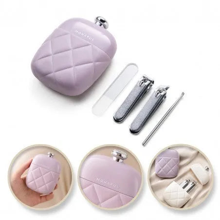 ECARLA Nail case accessory set purple AK10FIO - Kosmetika