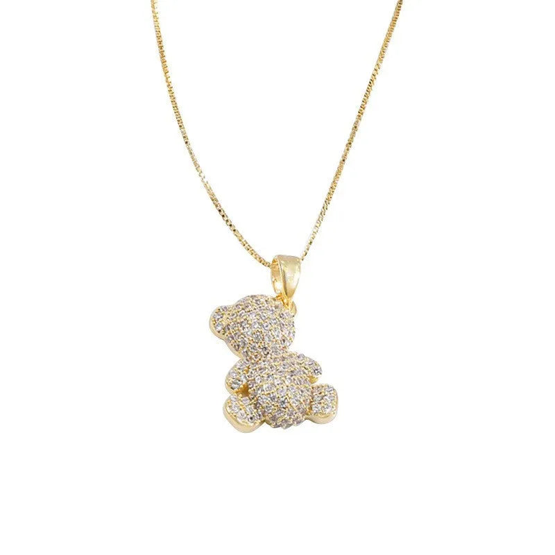 ECARLA Necklace pagamintas iš auksu dengto nerūdijančio plieno (NST1632) 1 vnt. - Kosmetika