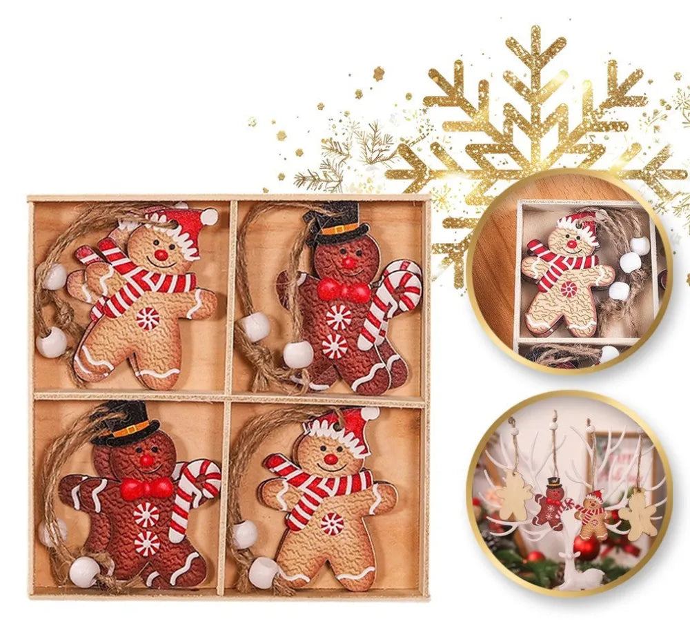 ECARLA SAINT GINGERBREAKS BSN46 Kalėdų eglutės pakabukai 12 vnt - Kosmetika