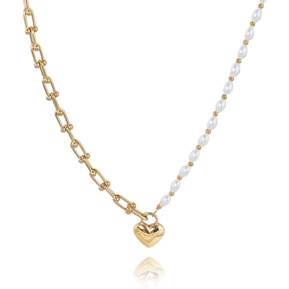 ECARLA Stainless steel necklace NST2105 1 vnt - Kosmetika