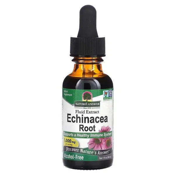 Echinacea Root 1000mg - 30 ml - Nature’s Answer - Papildai