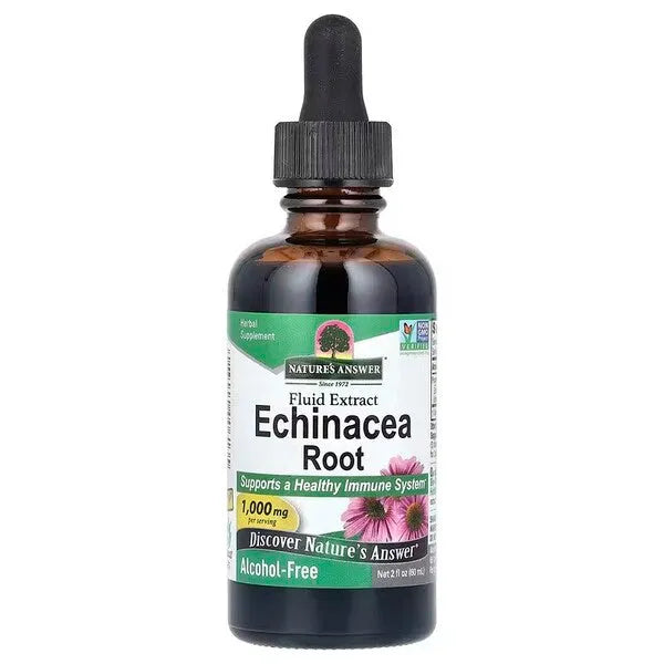 Echinacea Root 1000mg - 60 ml - Nature’s Answer - Papildai