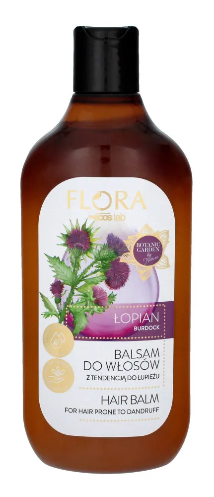 Ecos Lab Flora Balsam plaukams linkusiems į pleiskanas - Burdock 500ml - Kosmetika