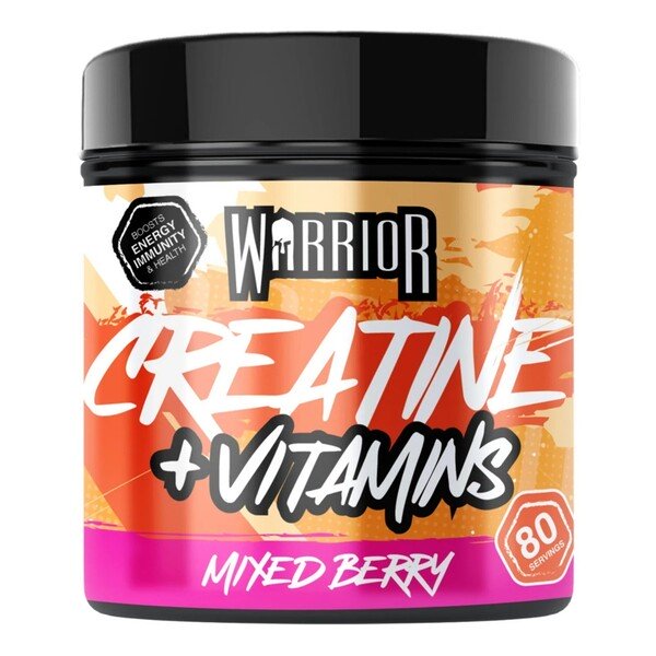 Creatine + Vitamins, Mixed Berry - 360g - Warrior