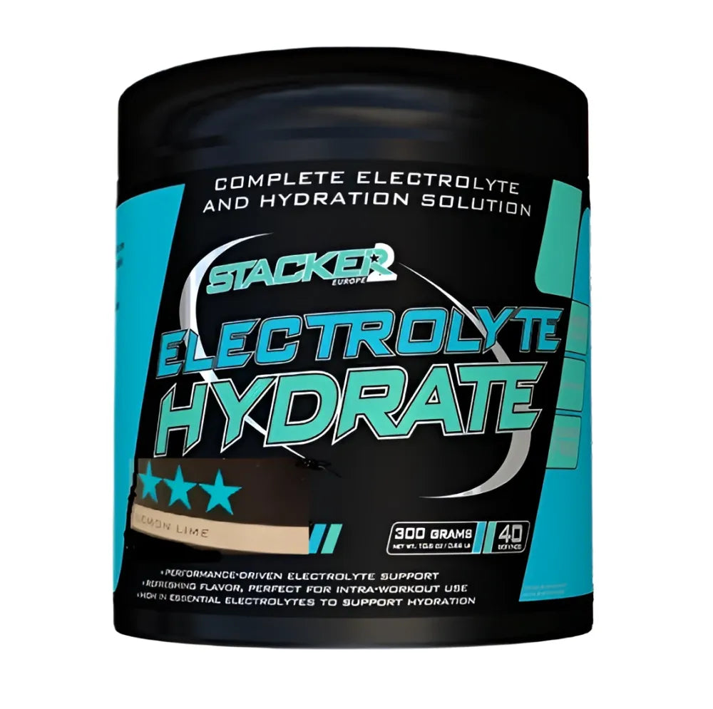 Electrolyte Hydrate Lemon Lime - 300g - Stacker2 Europe - Sporto papildai