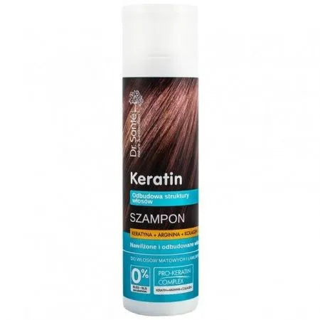 ELFA Dr Sante Shampoo 250ml Keratino Plaukams & - Kosmetika