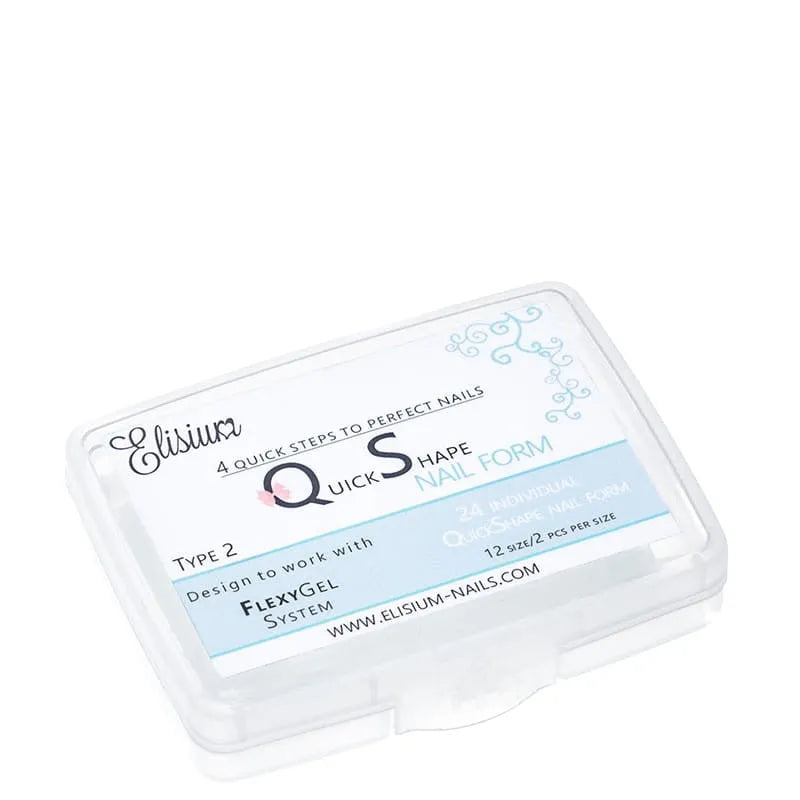ELISIUM Quick Shape Nail Form Acrylic gel forms Tipas 2 1 pakuotė - 24 vnt. - Kosmetika