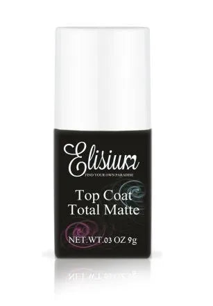 ELISIUM Top hibridiniam nagų lakui Total Matte 9g - Kosmetika