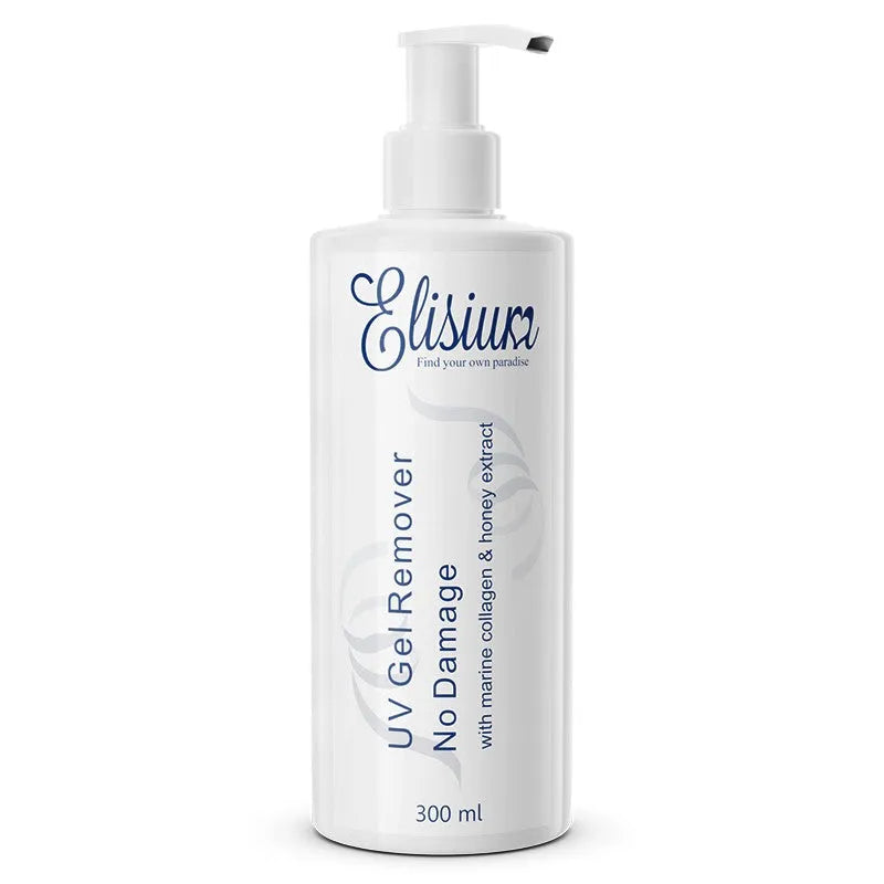 ELISIUM UV Gel Remover Lengvai kietinamas nagų lako valiklis 300ml - Kosmetika
