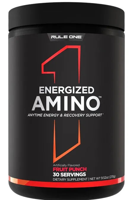 Energized Amino Fruit Punch - 270g - Rule One - Sporto papildai