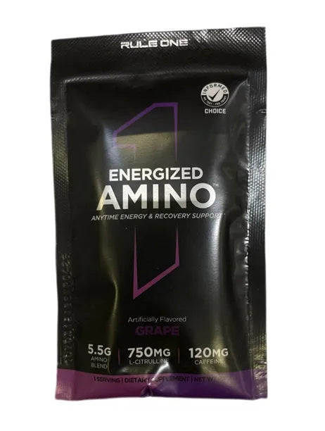 Energized Amino Grape - 9g (1 serving) - Rule One - Sporto papildai