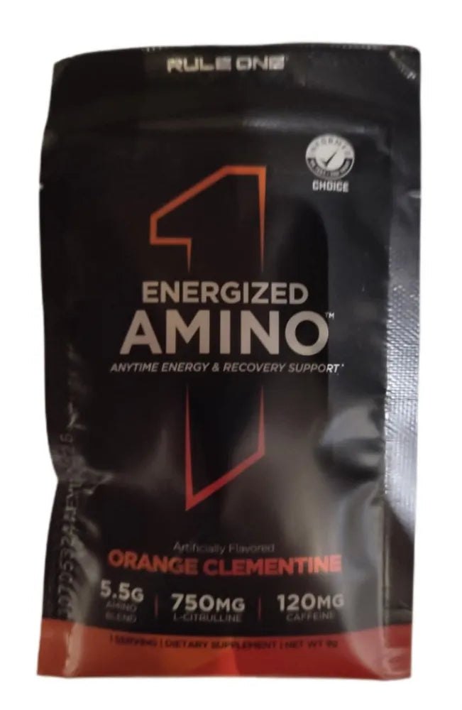 Energized Amino Orange Clementine - 9g (1 serving) - Rule One - Sporto papildai