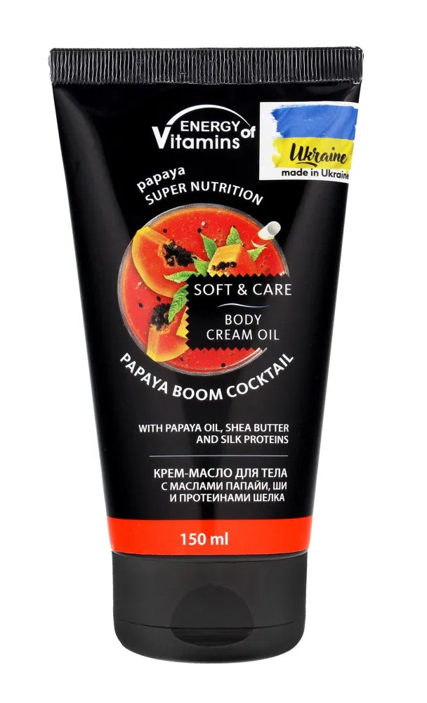 ENERGY OF VIT Kūno kremas 150 ml COCTAIL BOOM - Kosmetika