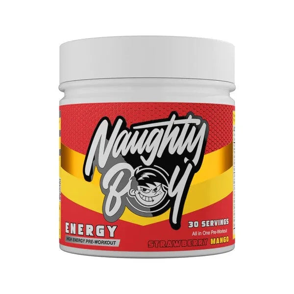 Energy Strawberry Mango - 390g - Naughty Boy - Sporto papildai