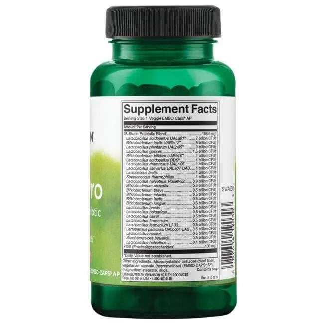 Epic Pro 25 - Strain Probiotic - Probiotikai - N30 - Swanson - Papildai