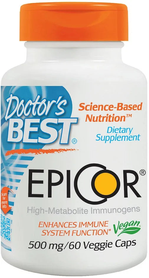 Epicor 500mg - 60 vcaps - Doctor’s Best - Papildai