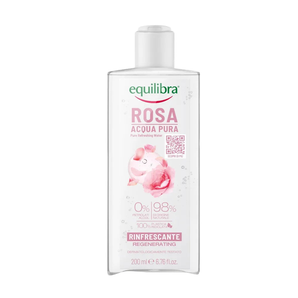 EQUILIBRA Rose Gaivus Grynas Rožių Vanduo 200ml - Kosmetika