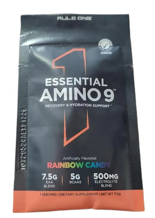 Essential Amino 9 Rainbow Candy - 11.5g (1 serving) - Rule One - Sporto papildai