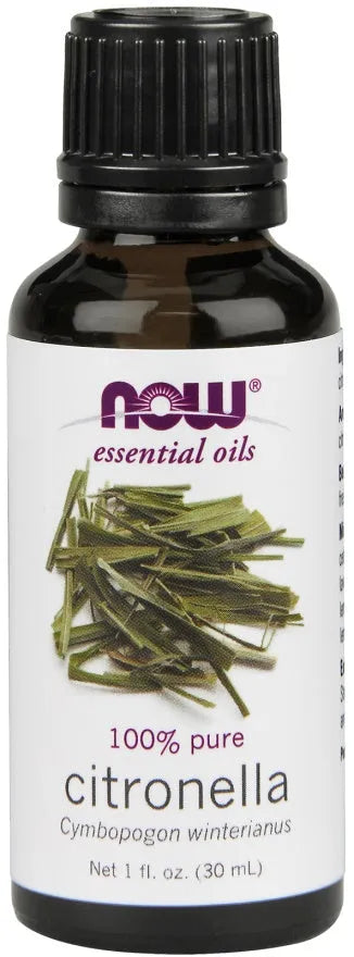 Essential Oil Citronella - 30 ml - NOW Foods - Papildai
