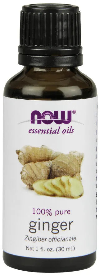 Essential Oil Ginger - 30 ml - NOW Foods - Papildai