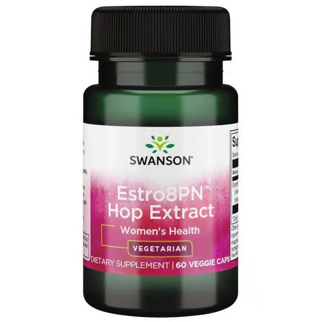 Estro8PN Hop Extract - Moterims - Apynių Ekstraktas - N60 - Swanson - Papildai