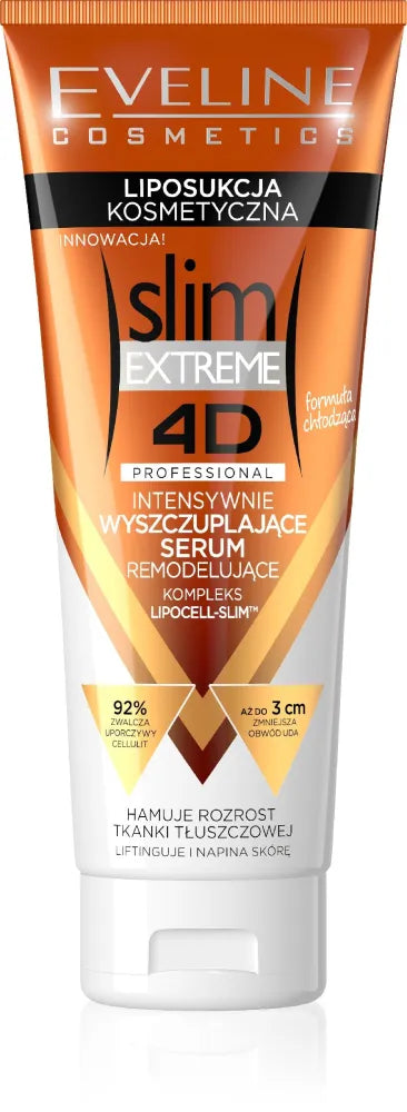 Eveline 4D slim EXTREME Liposuction Intensyviai liekninantis serumas 250ml - Kosmetika