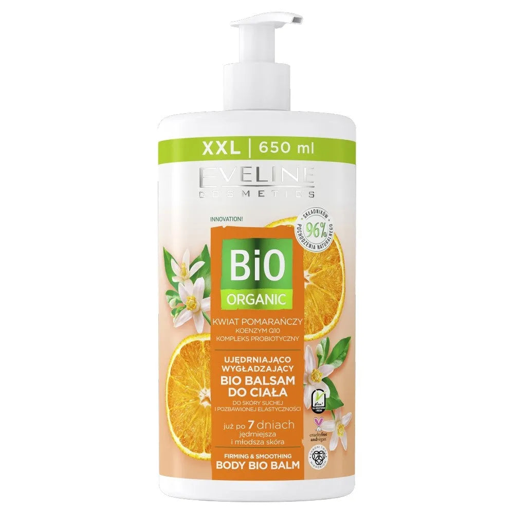 Eveline Bio Organic Firming and Smoothing Body Lotion Orange Blossom 650ml - Kosmetika