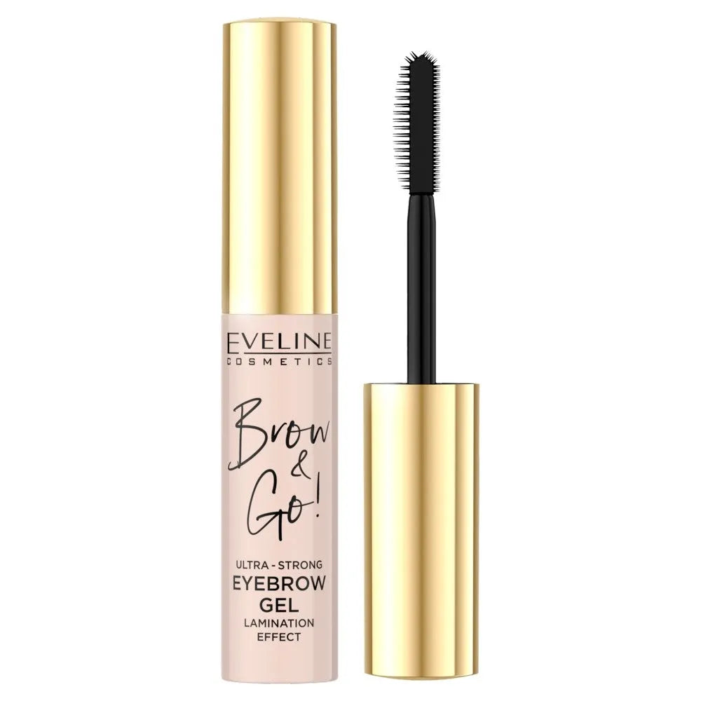 EVELINE Brow & Go! Antakių gelis - ultra stiprus 6ml - Kosmetika
