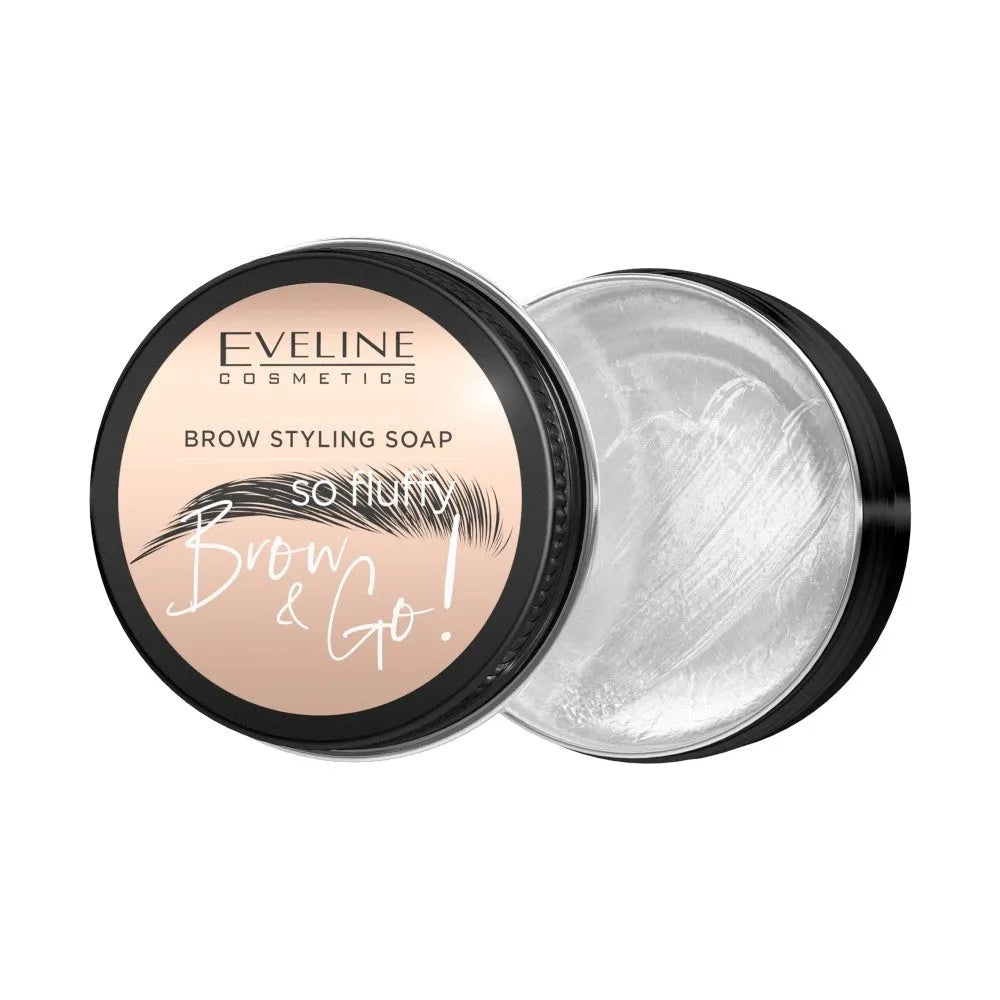 Eveline Brow & Go! Mano antakių formavimo muilas So Fluffy 25g - Kosmetika