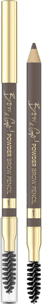 EVELINE Brow & Go Powder Eyebrow Pencil No. 01 - Kosmetika