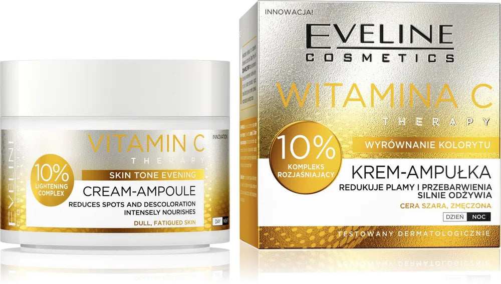 EVELINE Collagen Therapy Cream - ampulė 50 ml - Kosmetika