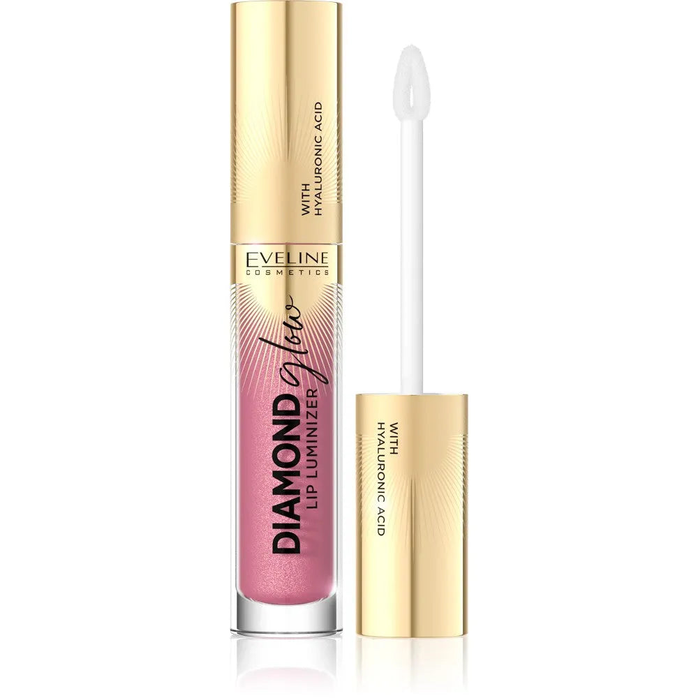 Eveline Diamond Glow Lip Luminizer Lūpų blizgesys su hialurono rūgštimi nr. 05 4.5ml - Kosmetika