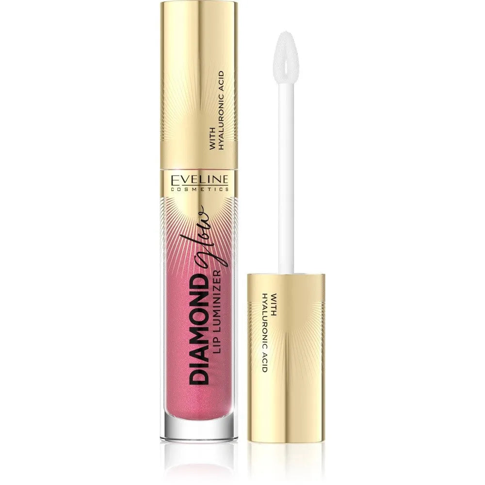 Eveline Diamond Glow Lip Luminizer Lūpų blizgesys su hialurono rūgštimi nr. 09 4.5ml - Kosmetika