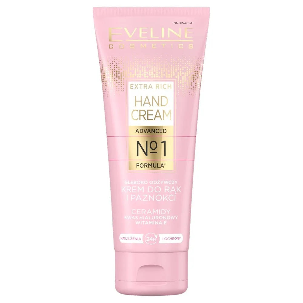Eveline Extra Rich Deeply Nourishing Rankų ir Nagų Kremas 75ml - Kosmetika