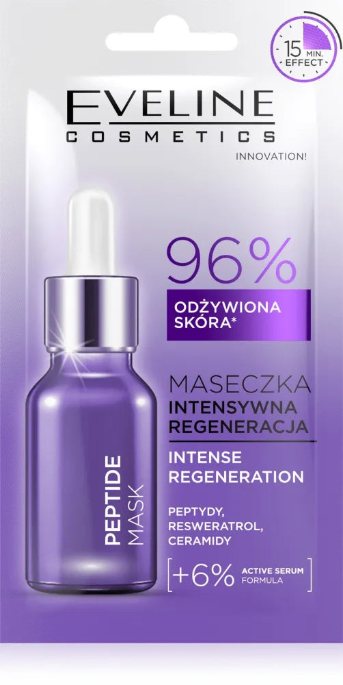 EVELINE Face Mask Intensive Regeneration - Peptide 8 ml. - Kosmetika
