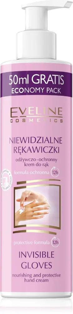 EVELINE Invisible gloves Maistingas ir apsauginis rankų kremas 245 ml - Kosmetika