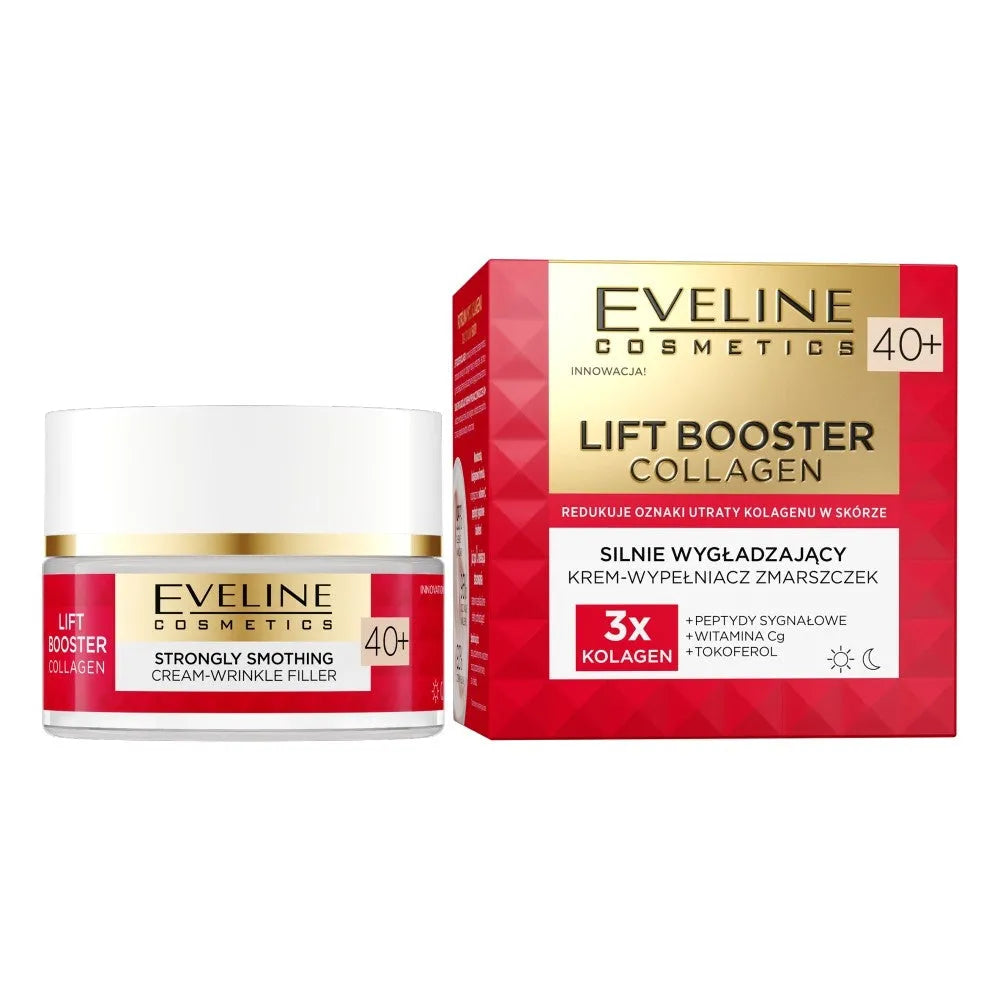EVELINE Lift Booster Kolageno Dienos ir Nakties Veido Kremas 40+ 50 ml - Kosmetika