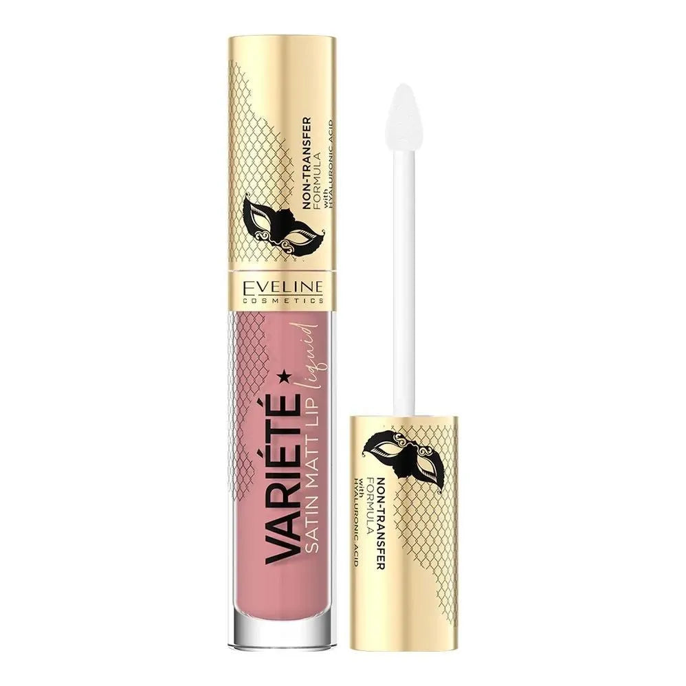 EVELINE LIQUID LIPSTICK VARIETE 02 skysti lūpų dažai - Kosmetika