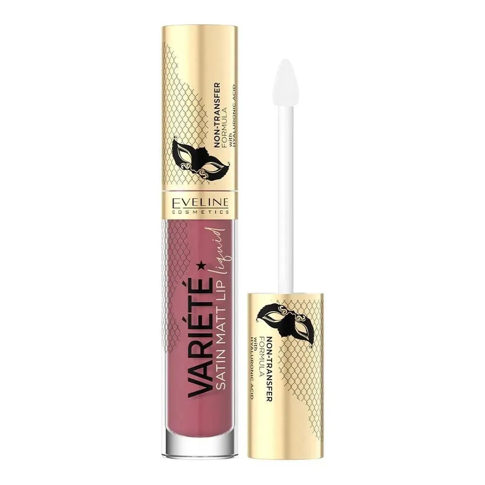 EVELINE LIQUID LIPSTICK VARIETE 03 skysti lūpų dažai - Kosmetika