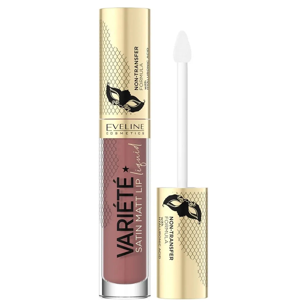 EVELINE LIQUID LIPSTICK VARIETE 04 lūpų dažai - Kosmetika