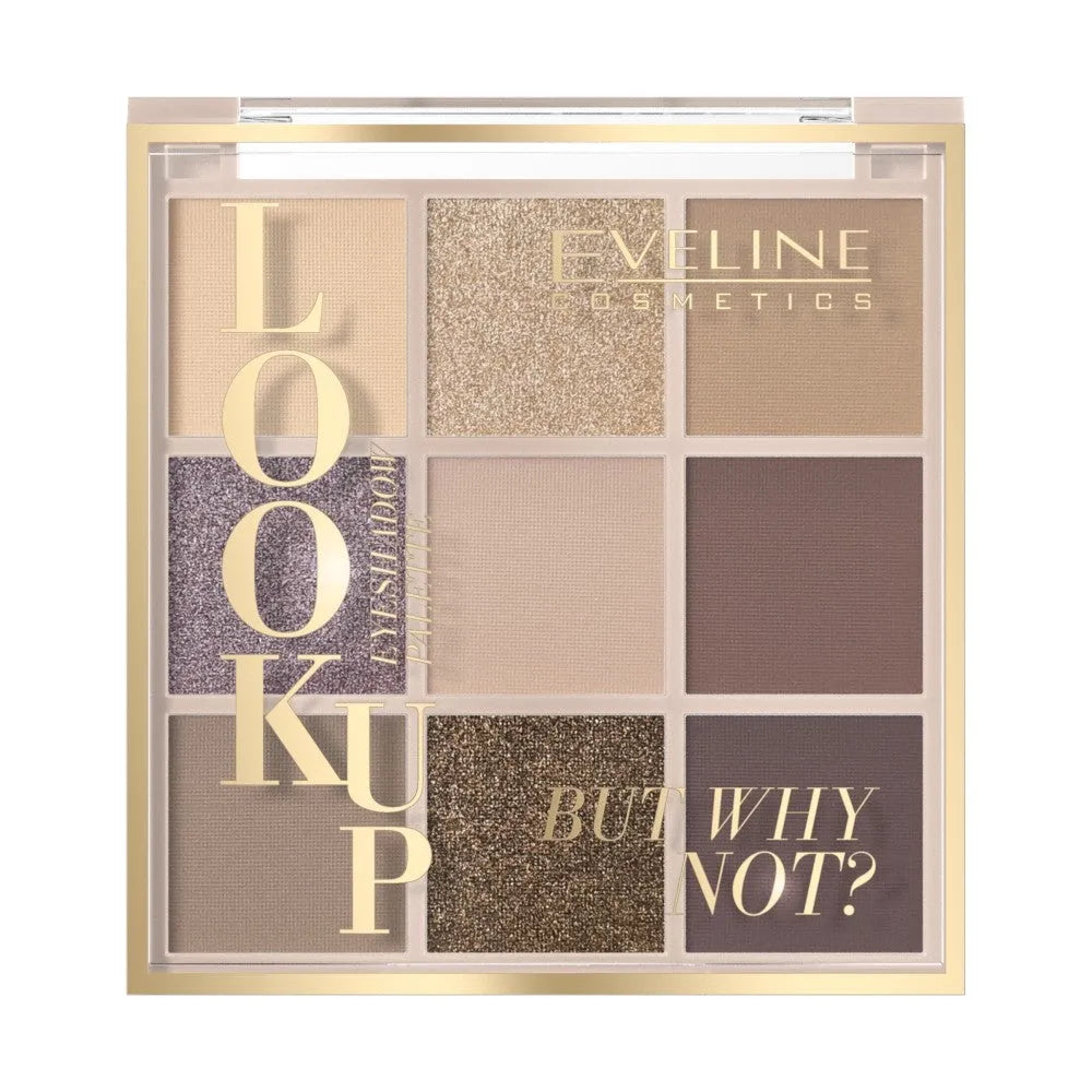 Eveline Look Up Eyeshadow Palette (9) Bet kodėl ne? 1 vnt. - Kosmetika