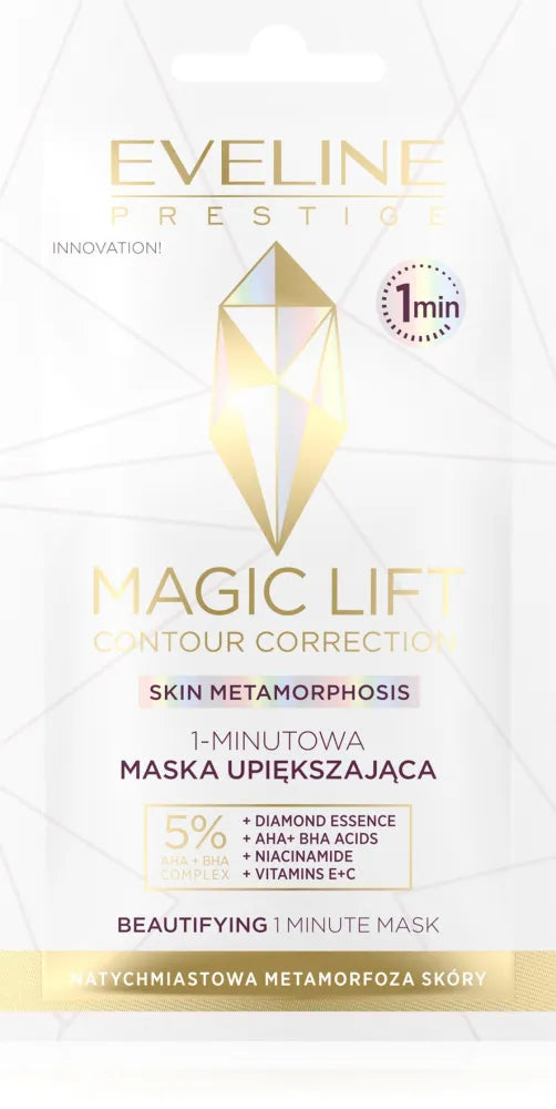 EVELINE Magic Lift Contour Correction 1-Minute Grožio Kaukė 7 ml - Kosmetika