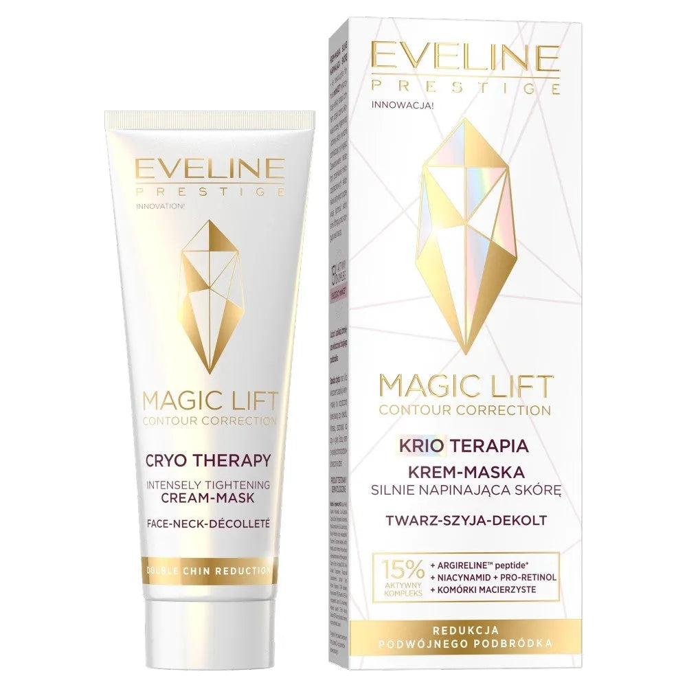 EVELINE Magic Lift Contour Correction Cryotherapy Cream-Mask stipriai stangrina odą (veidui kaklui dekoltė) 50ml
